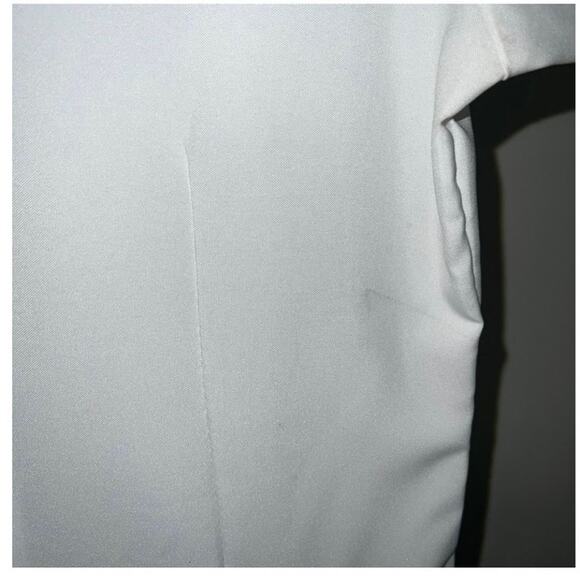 Underwraps Nightingale Nurse Costume Dress White w/ Navy Trim Size M (AS IS) - Picture 10 of 17